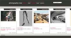 Desktop Screenshot of photography-now.com